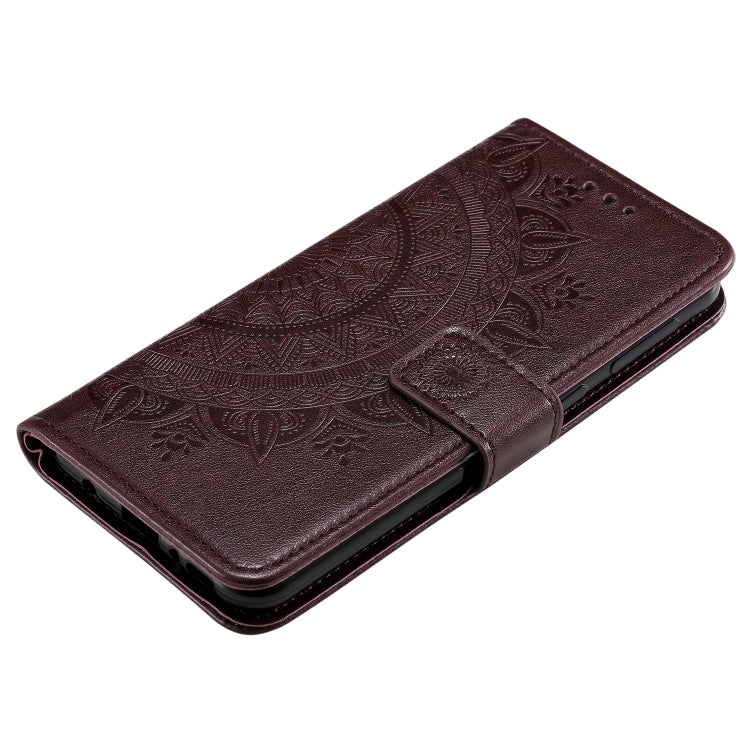 For Xiaomi Redmi 9C Totem Flower Embossed Horizontal Flip TPU + PU Leather Case with Holder & Card Slots & Wallet