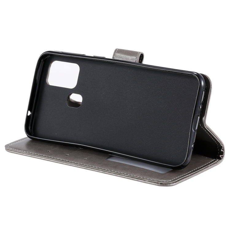 For Xiaomi Redmi 9C Totem Flower Embossed Horizontal Flip TPU + PU Leather Case with Holder & Card Slots & Wallet