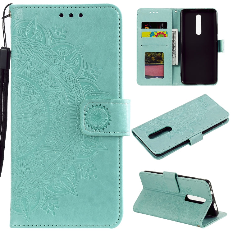 For Xiaomi Redmi K20 / K20 Pro Totem Flower Embossed Horizontal Flip TPU + PU Leather Case with Holder & Card Slots & Wallet