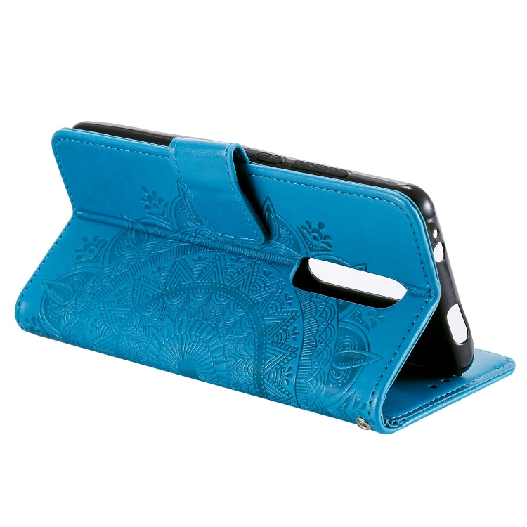 For Xiaomi Redmi K20 / K20 Pro Totem Flower Embossed Horizontal Flip TPU + PU Leather Case with Holder & Card Slots & Wallet