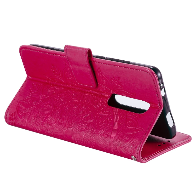 For Xiaomi Redmi K20 / K20 Pro Totem Flower Embossed Horizontal Flip TPU + PU Leather Case with Holder & Card Slots & Wallet