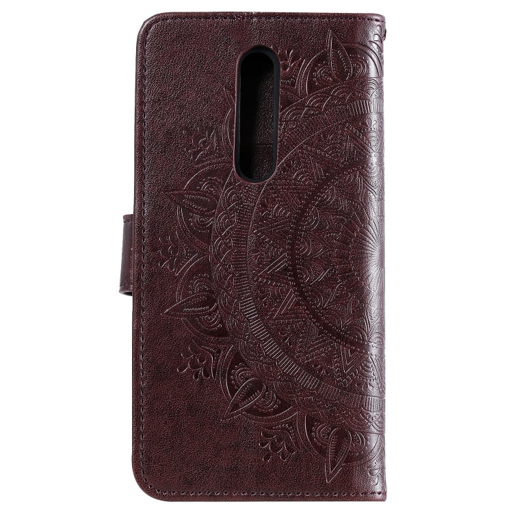 For Xiaomi Redmi K20 / K20 Pro Totem Flower Embossed Horizontal Flip TPU + PU Leather Case with Holder & Card Slots & Wallet