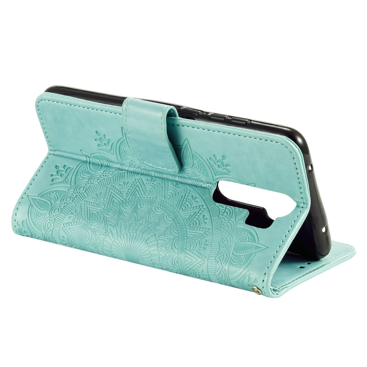 For Xiaomi Redmi Note 8 Pro Totem Flower Embossed Horizontal Flip TPU + PU Leather Case with Holder & Card Slots & Wallet