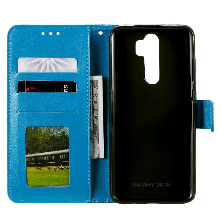 For Xiaomi Redmi Note 8 Pro Totem Flower Embossed Horizontal Flip TPU + PU Leather Case with Holder & Card Slots & Wallet