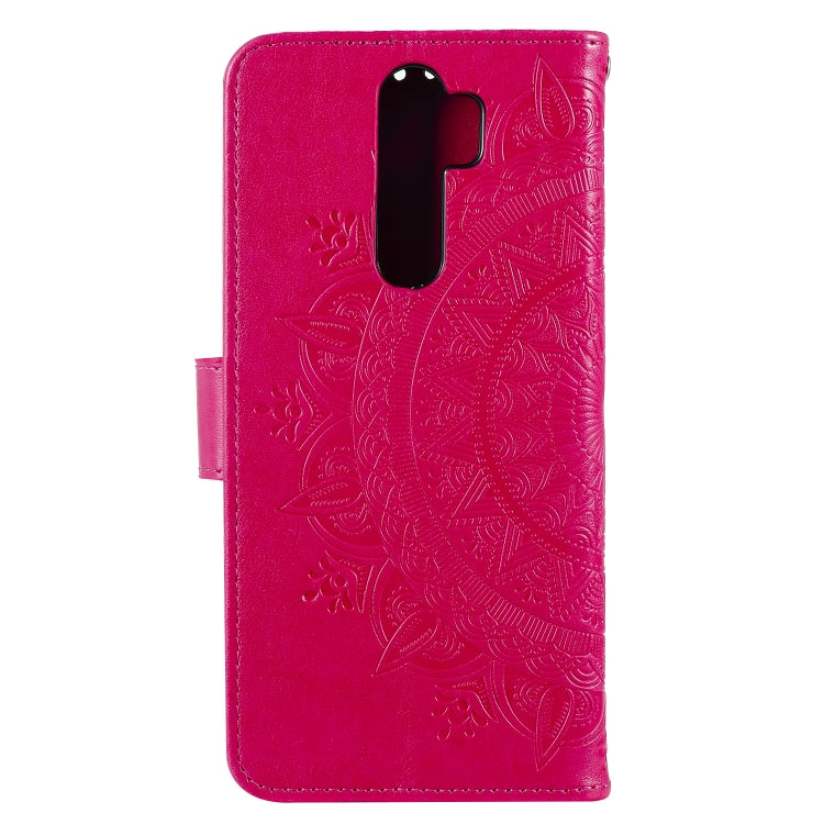 For Xiaomi Redmi Note 8 Pro Totem Flower Embossed Horizontal Flip TPU + PU Leather Case with Holder & Card Slots & Wallet