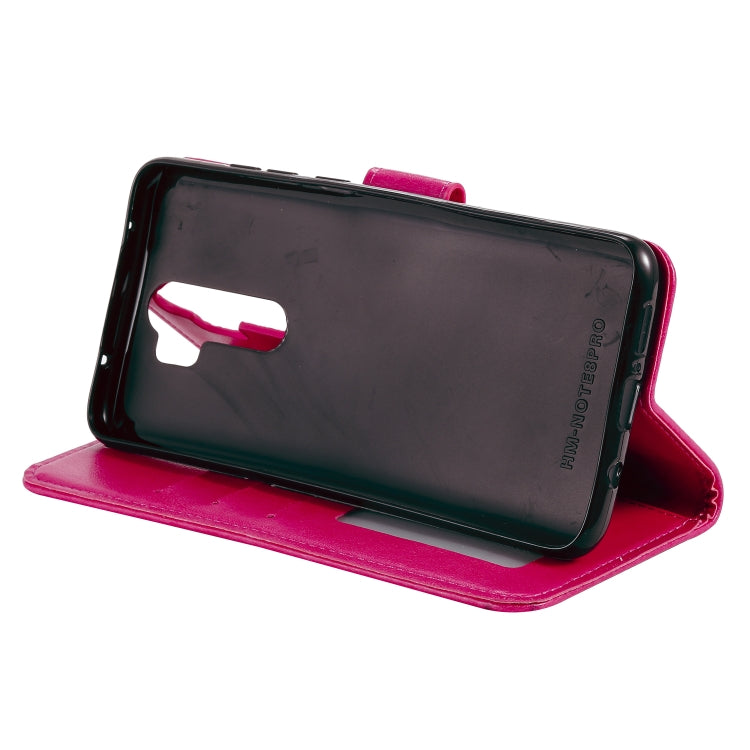 For Xiaomi Redmi Note 8 Pro Totem Flower Embossed Horizontal Flip TPU + PU Leather Case with Holder & Card Slots & Wallet