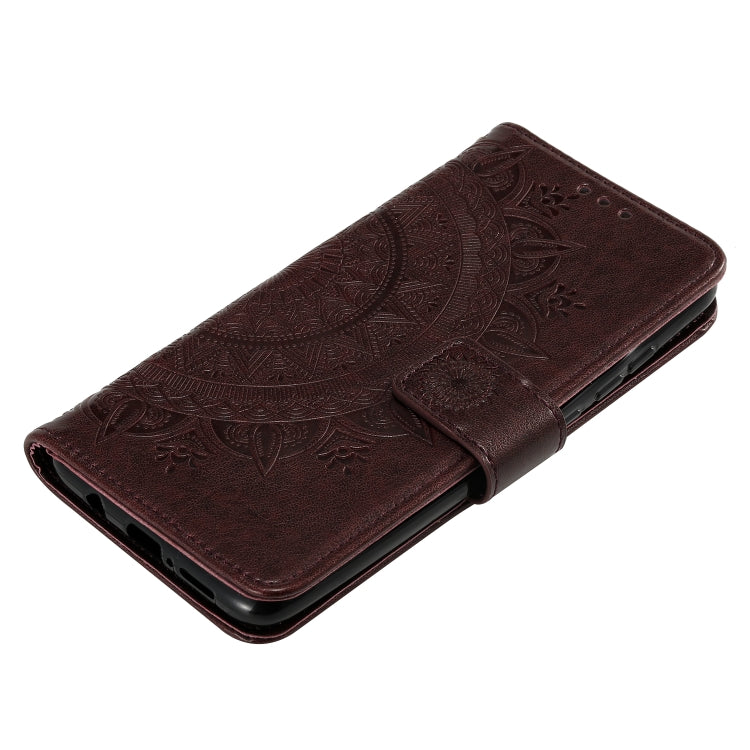 For Xiaomi Redmi Note 8 Pro Totem Flower Embossed Horizontal Flip TPU + PU Leather Case with Holder & Card Slots & Wallet