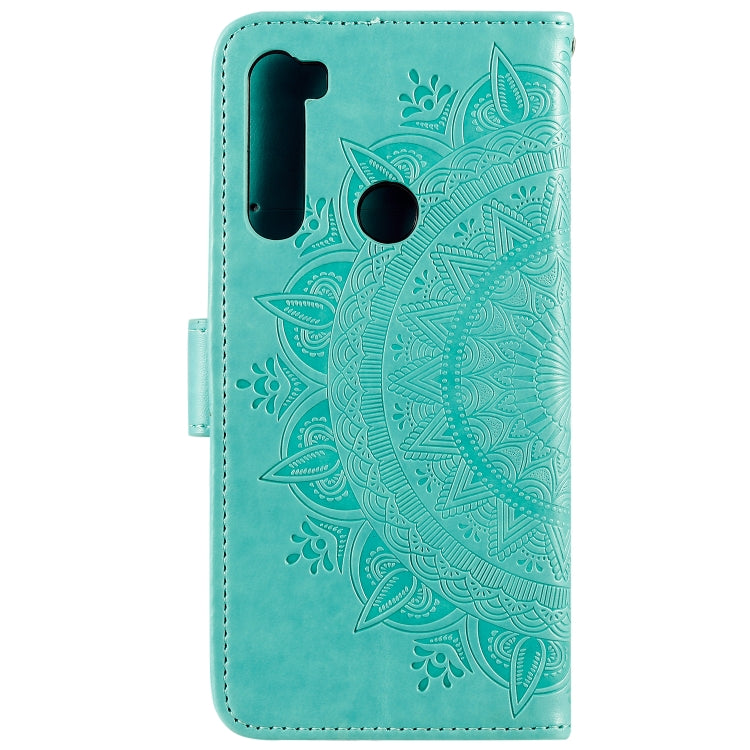 For Xiaomi Redmi Note 8 Totem Flower Embossed Horizontal Flip TPU + PU Leather Case with Holder & Card Slots & Wallet