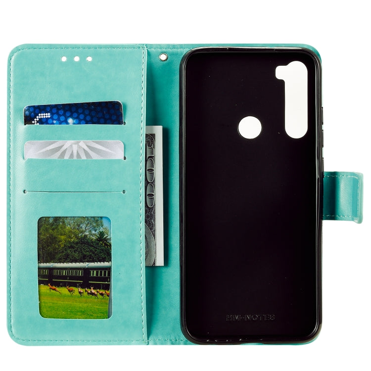 For Xiaomi Redmi Note 8 Totem Flower Embossed Horizontal Flip TPU + PU Leather Case with Holder & Card Slots & Wallet