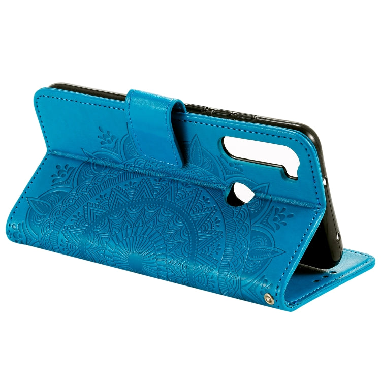 For Xiaomi Redmi Note 8 Totem Flower Embossed Horizontal Flip TPU + PU Leather Case with Holder & Card Slots & Wallet