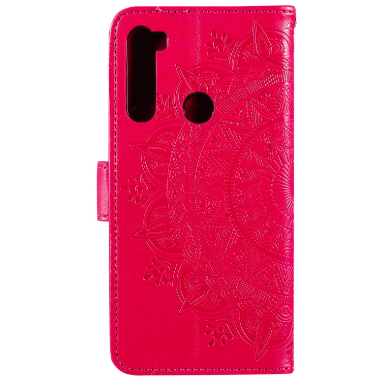 For Xiaomi Redmi Note 8 Totem Flower Embossed Horizontal Flip TPU + PU Leather Case with Holder & Card Slots & Wallet