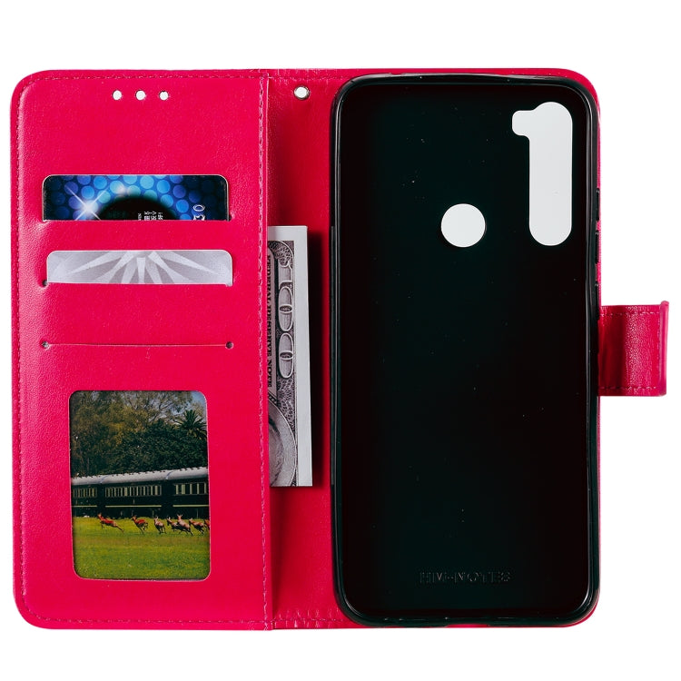 For Xiaomi Redmi Note 8 Totem Flower Embossed Horizontal Flip TPU + PU Leather Case with Holder & Card Slots & Wallet