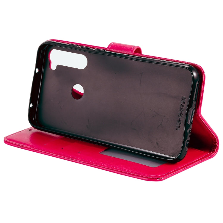 For Xiaomi Redmi Note 8 Totem Flower Embossed Horizontal Flip TPU + PU Leather Case with Holder & Card Slots & Wallet