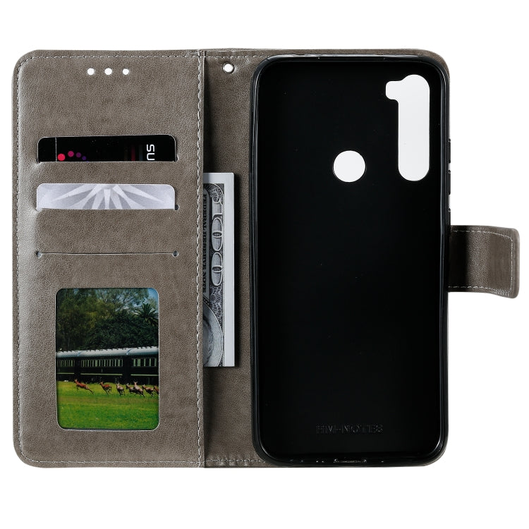 For Xiaomi Redmi Note 8 Totem Flower Embossed Horizontal Flip TPU + PU Leather Case with Holder & Card Slots & Wallet