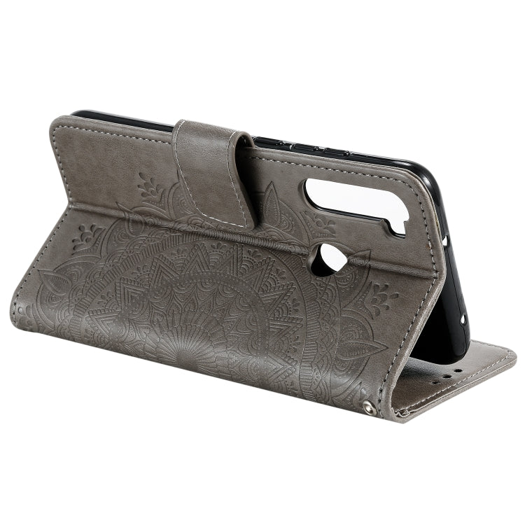 For Xiaomi Redmi Note 8 Totem Flower Embossed Horizontal Flip TPU + PU Leather Case with Holder & Card Slots & Wallet