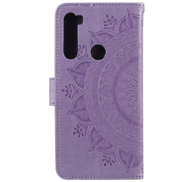 For Xiaomi Redmi Note 8 Totem Flower Embossed Horizontal Flip TPU + PU Leather Case with Holder & Card Slots & Wallet