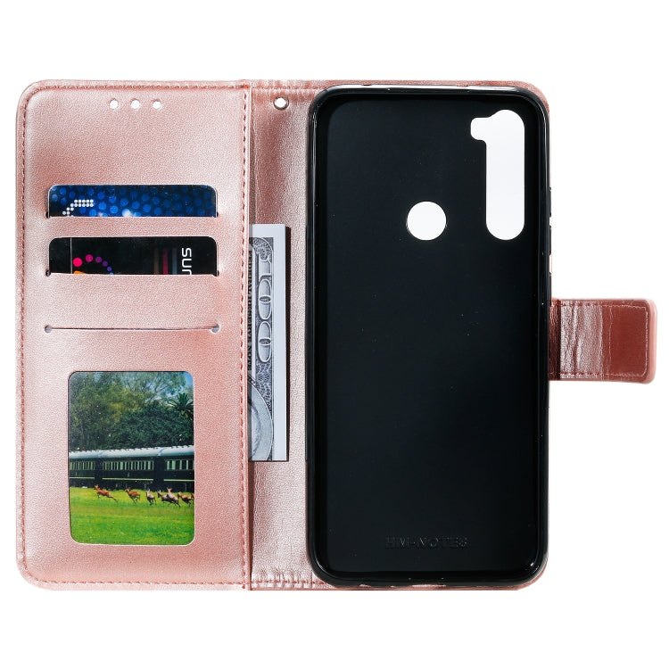 For Xiaomi Redmi Note 8 Totem Flower Embossed Horizontal Flip TPU + PU Leather Case with Holder & Card Slots & Wallet