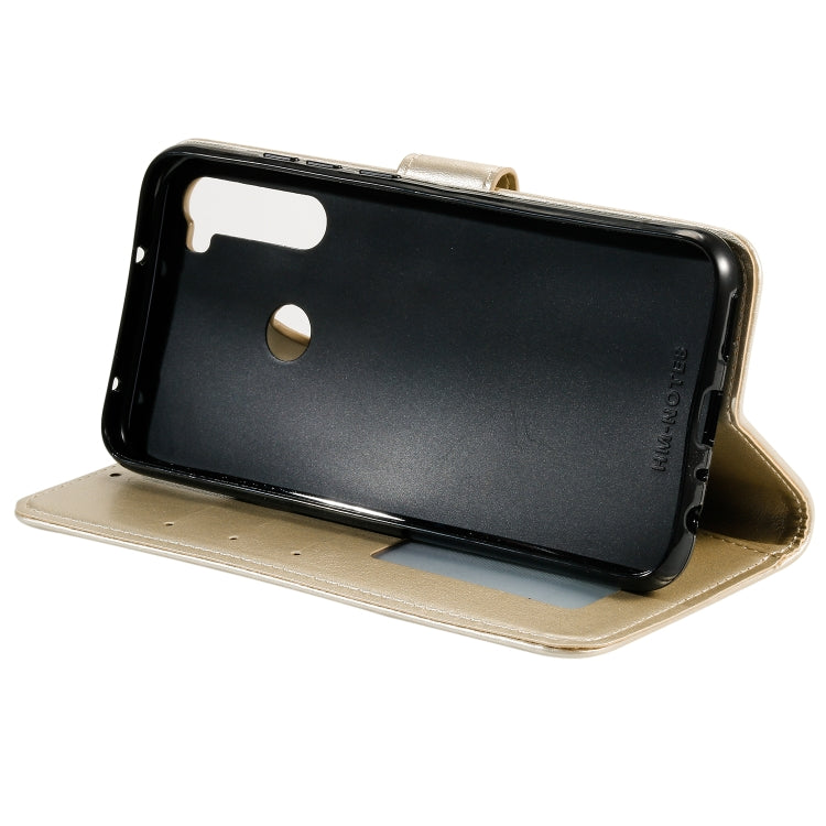 For Xiaomi Redmi Note 8 Totem Flower Embossed Horizontal Flip TPU + PU Leather Case with Holder & Card Slots & Wallet