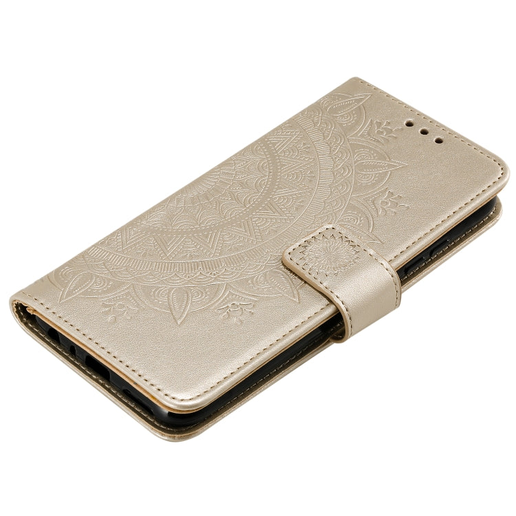 For Xiaomi Redmi Note 8 Totem Flower Embossed Horizontal Flip TPU + PU Leather Case with Holder & Card Slots & Wallet