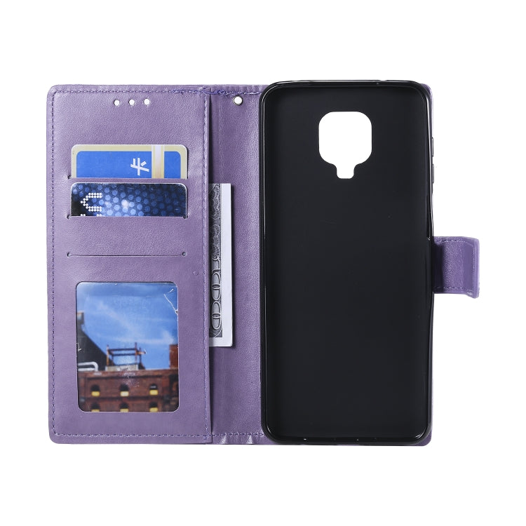 For Xiaomi Redmi Note 9 Pro Totem Flower Embossed Horizontal Flip TPU + PU Leather Case with Holder & Card Slots & Wallet