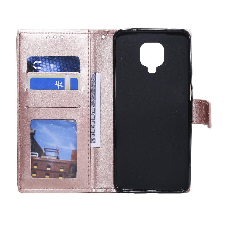 For Xiaomi Redmi Note 9 Pro Totem Flower Embossed Horizontal Flip TPU + PU Leather Case with Holder & Card Slots & Wallet