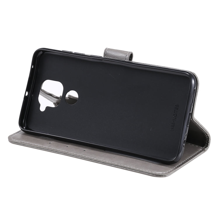 For Xiaomi Redmi Note 9 Totem Flower Embossed Horizontal Flip TPU + PU Leather Case with Holder & Card Slots & Wallet