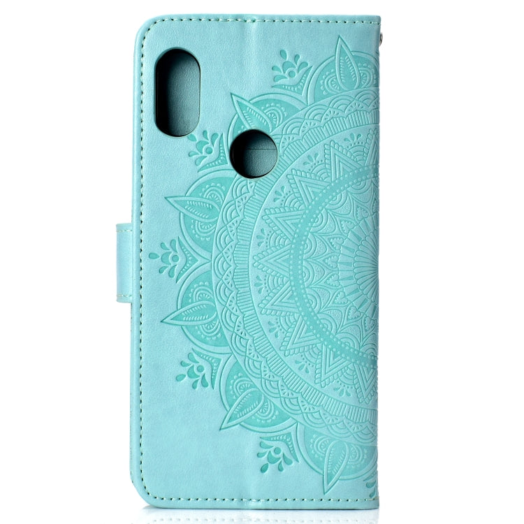 For Xiaomi Redmi Note 7 Totem Flower Embossed Horizontal Flip TPU + PU Leather Case with Holder & Card Slots & Wallet