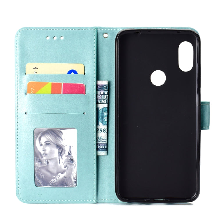 For Xiaomi Redmi Note 7 Totem Flower Embossed Horizontal Flip TPU + PU Leather Case with Holder & Card Slots & Wallet