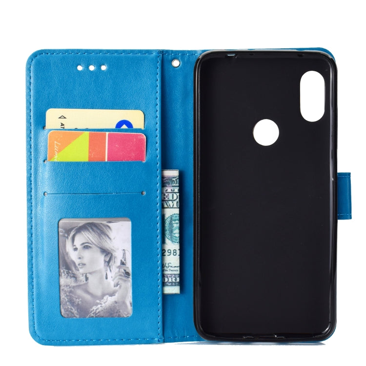 For Xiaomi Redmi Note 7 Totem Flower Embossed Horizontal Flip TPU + PU Leather Case with Holder & Card Slots & Wallet