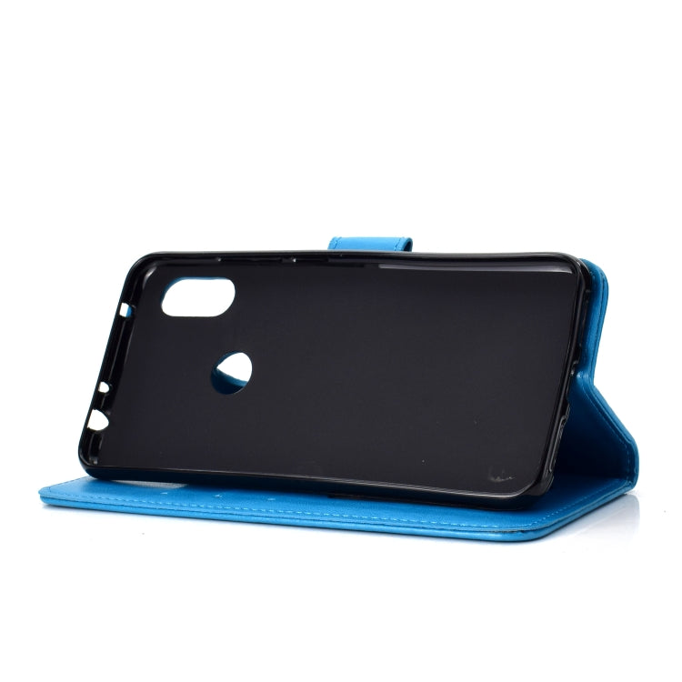 For Xiaomi Redmi Note 7 Totem Flower Embossed Horizontal Flip TPU + PU Leather Case with Holder & Card Slots & Wallet