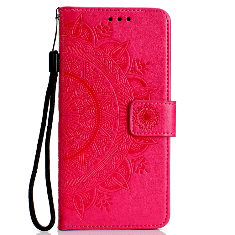 For Xiaomi Redmi Note 7 Totem Flower Embossed Horizontal Flip TPU + PU Leather Case with Holder & Card Slots & Wallet