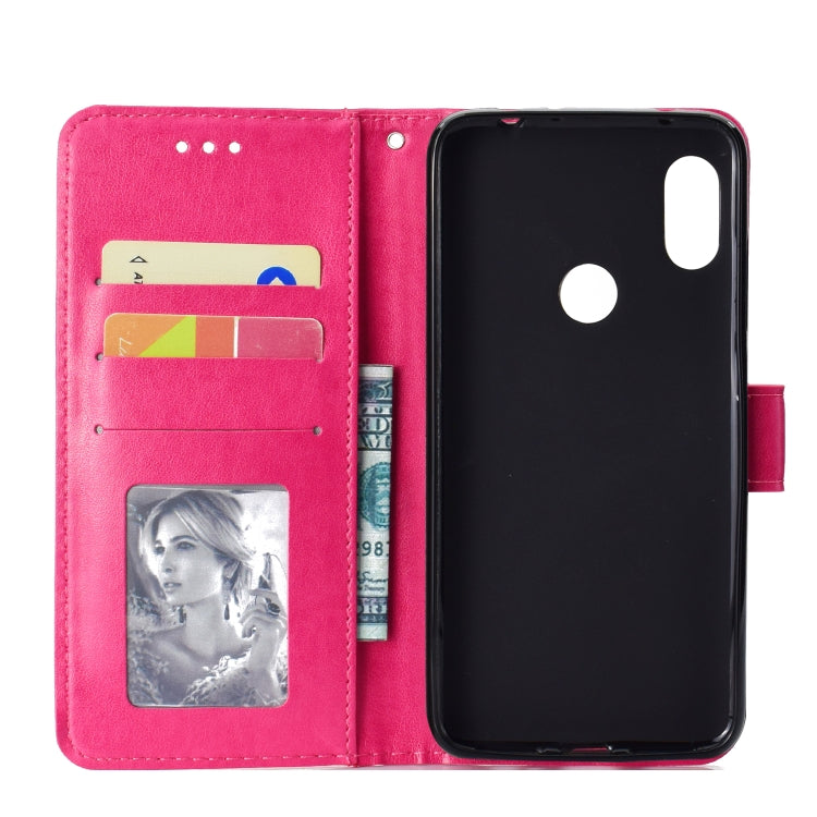 For Xiaomi Redmi Note 7 Totem Flower Embossed Horizontal Flip TPU + PU Leather Case with Holder & Card Slots & Wallet