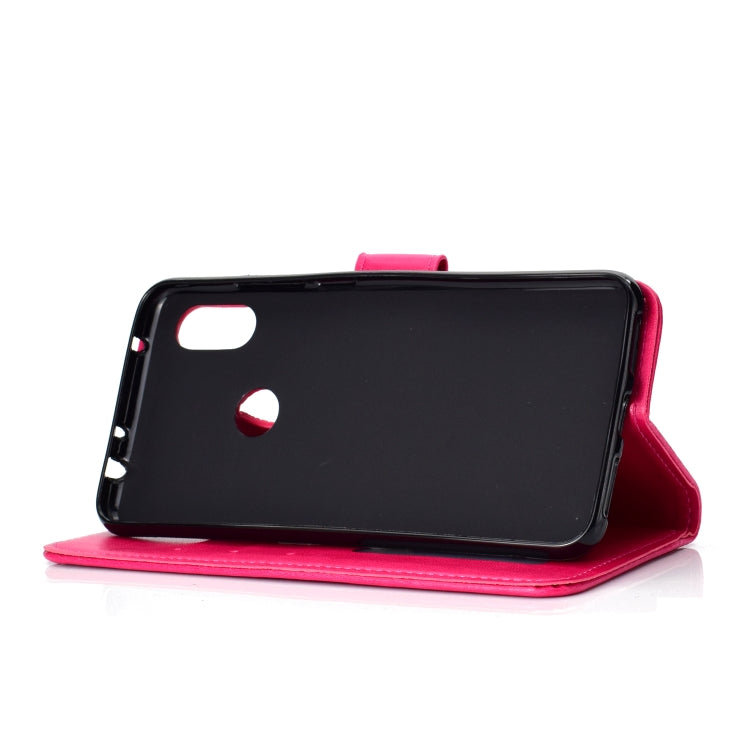 For Xiaomi Redmi Note 7 Totem Flower Embossed Horizontal Flip TPU + PU Leather Case with Holder & Card Slots & Wallet