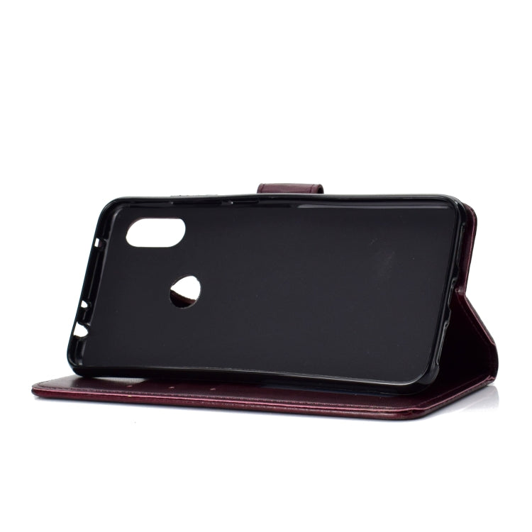 For Xiaomi Redmi Note 7 Totem Flower Embossed Horizontal Flip TPU + PU Leather Case with Holder & Card Slots & Wallet