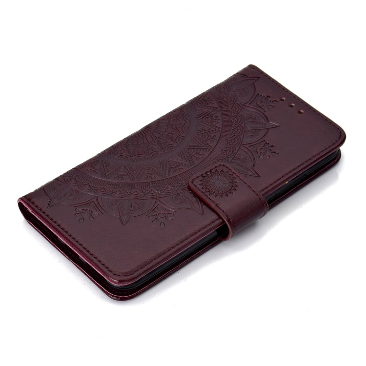 For Xiaomi Redmi Note 7 Totem Flower Embossed Horizontal Flip TPU + PU Leather Case with Holder & Card Slots & Wallet
