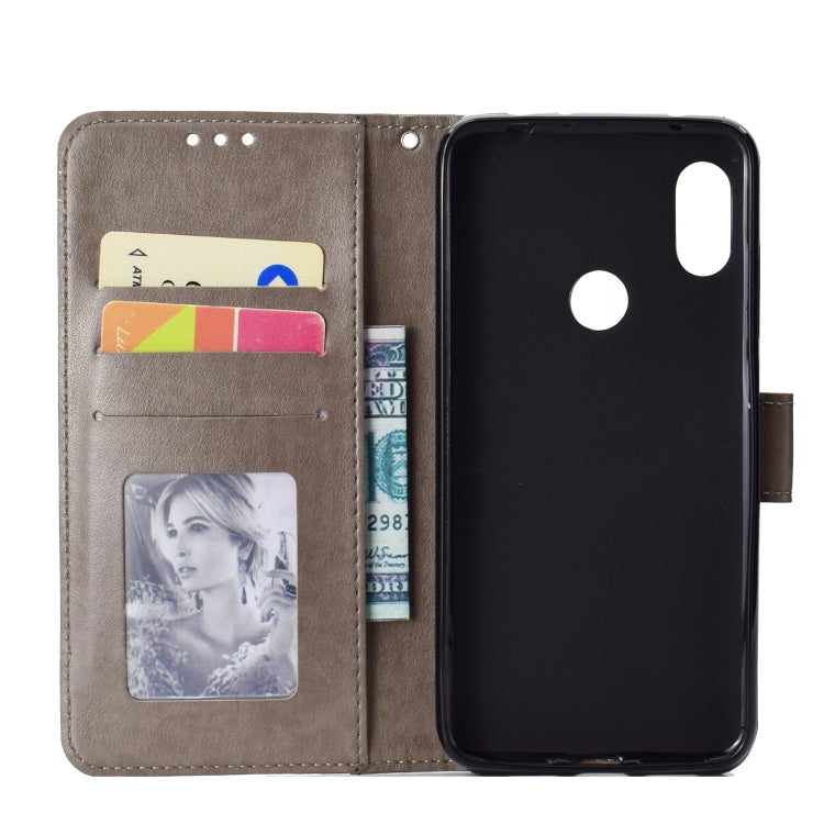 For Xiaomi Redmi Note 7 Totem Flower Embossed Horizontal Flip TPU + PU Leather Case with Holder & Card Slots & Wallet
