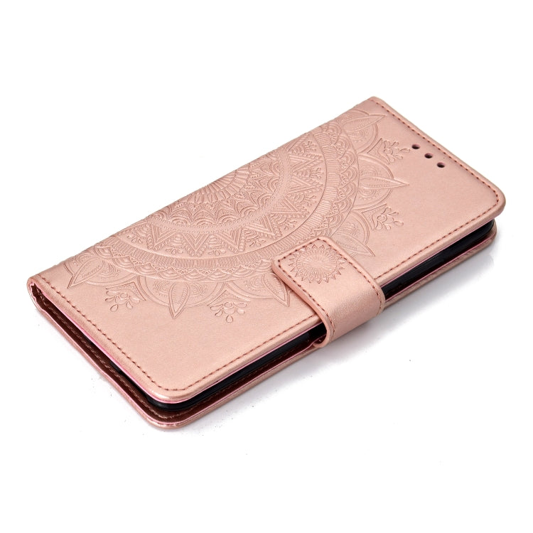 For Xiaomi Redmi Note 7 Totem Flower Embossed Horizontal Flip TPU + PU Leather Case with Holder & Card Slots & Wallet