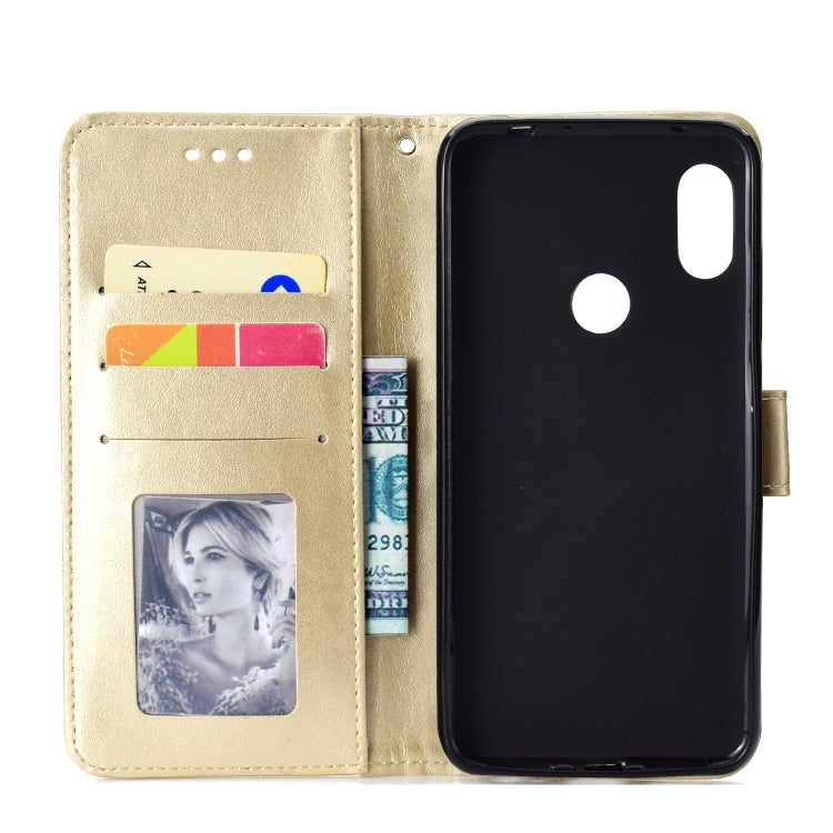 For Xiaomi Redmi Note 7 Totem Flower Embossed Horizontal Flip TPU + PU Leather Case with Holder & Card Slots & Wallet