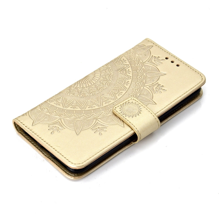 For Xiaomi Redmi Note 7 Totem Flower Embossed Horizontal Flip TPU + PU Leather Case with Holder & Card Slots & Wallet