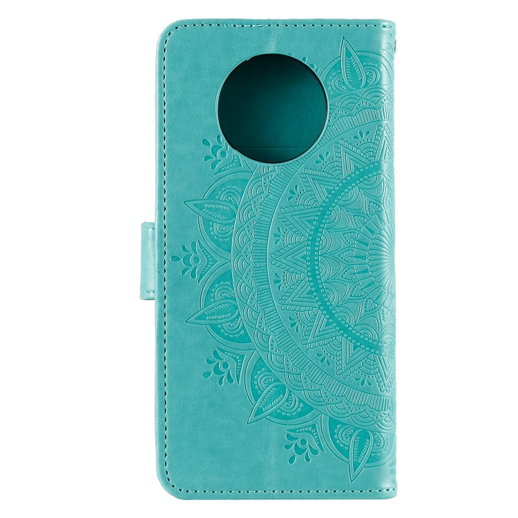 For Xiaomi Redmi Note 9T Totem Flower Embossed Horizontal Flip TPU + PU Leather Case with Holder & Card Slots & Wallet