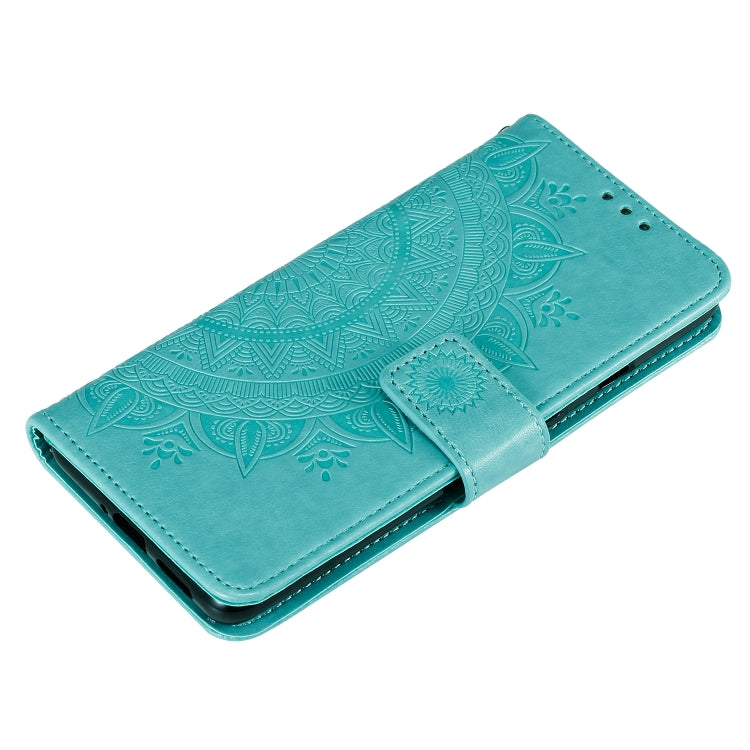 For Xiaomi Redmi Note 9T Totem Flower Embossed Horizontal Flip TPU + PU Leather Case with Holder & Card Slots & Wallet
