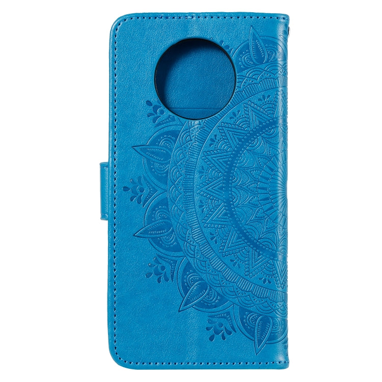 For Xiaomi Redmi Note 9T Totem Flower Embossed Horizontal Flip TPU + PU Leather Case with Holder & Card Slots & Wallet