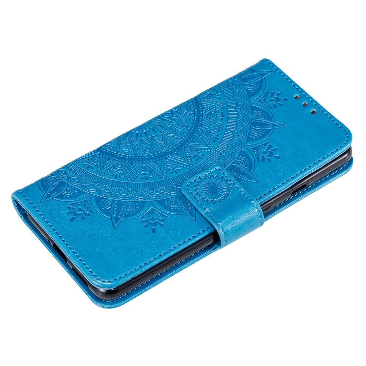 For Xiaomi Redmi Note 9T Totem Flower Embossed Horizontal Flip TPU + PU Leather Case with Holder & Card Slots & Wallet
