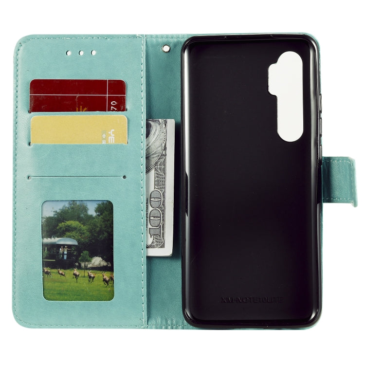 For Xiaomi Mi Note 10 Lite Totem Flower Embossed Horizontal Flip TPU + PU Leather Case with Holder & Card Slots & Wallet