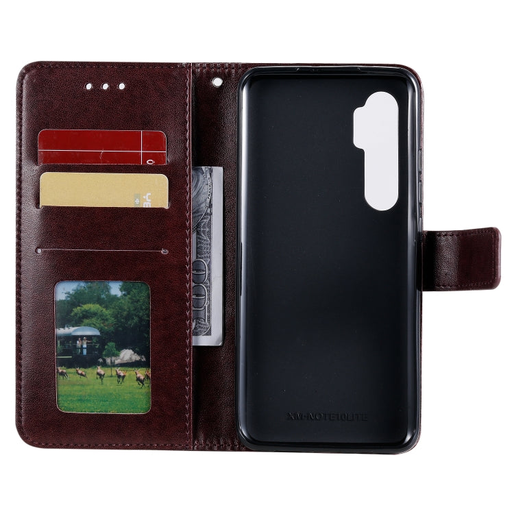 For Xiaomi Mi Note 10 Lite Totem Flower Embossed Horizontal Flip TPU + PU Leather Case with Holder & Card Slots & Wallet
