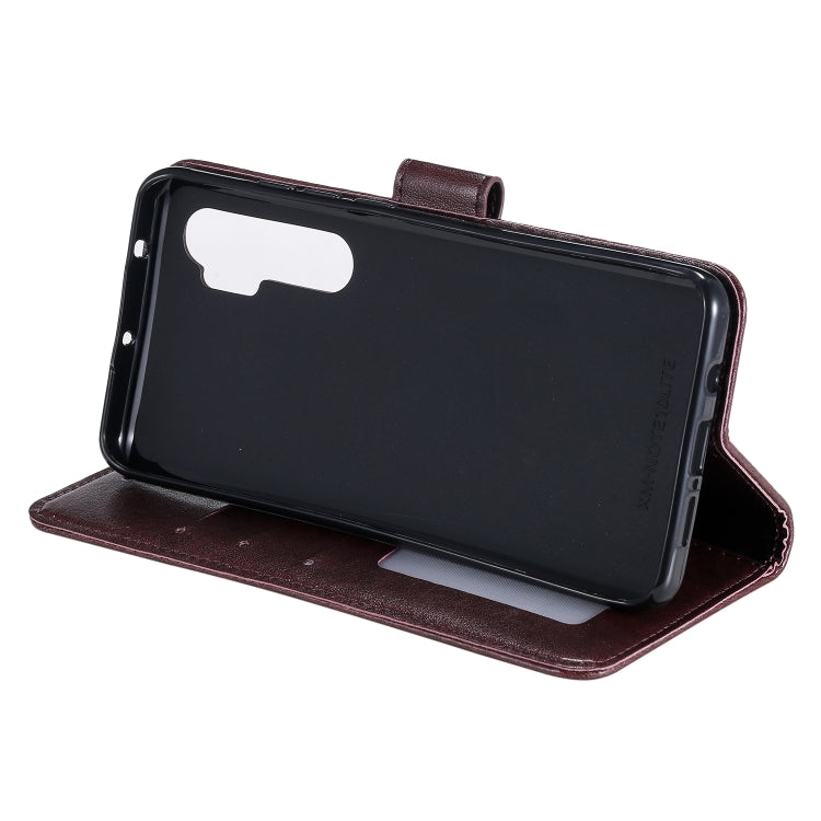 For Xiaomi Mi Note 10 Lite Totem Flower Embossed Horizontal Flip TPU + PU Leather Case with Holder & Card Slots & Wallet