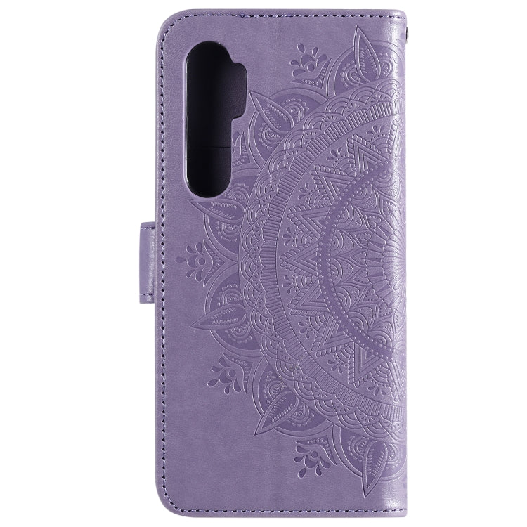 For Xiaomi Mi Note 10 Lite Totem Flower Embossed Horizontal Flip TPU + PU Leather Case with Holder & Card Slots & Wallet