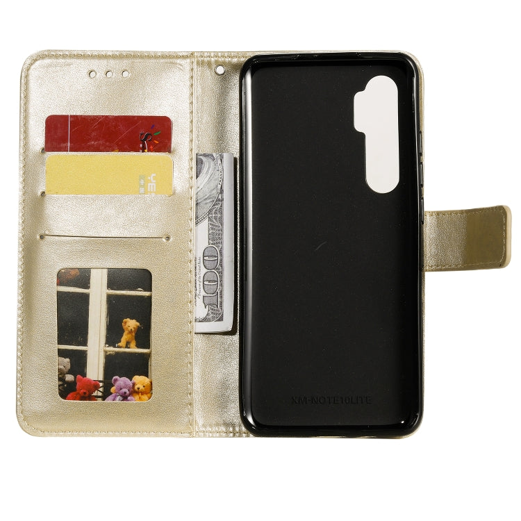 For Xiaomi Mi Note 10 Lite Totem Flower Embossed Horizontal Flip TPU + PU Leather Case with Holder & Card Slots & Wallet