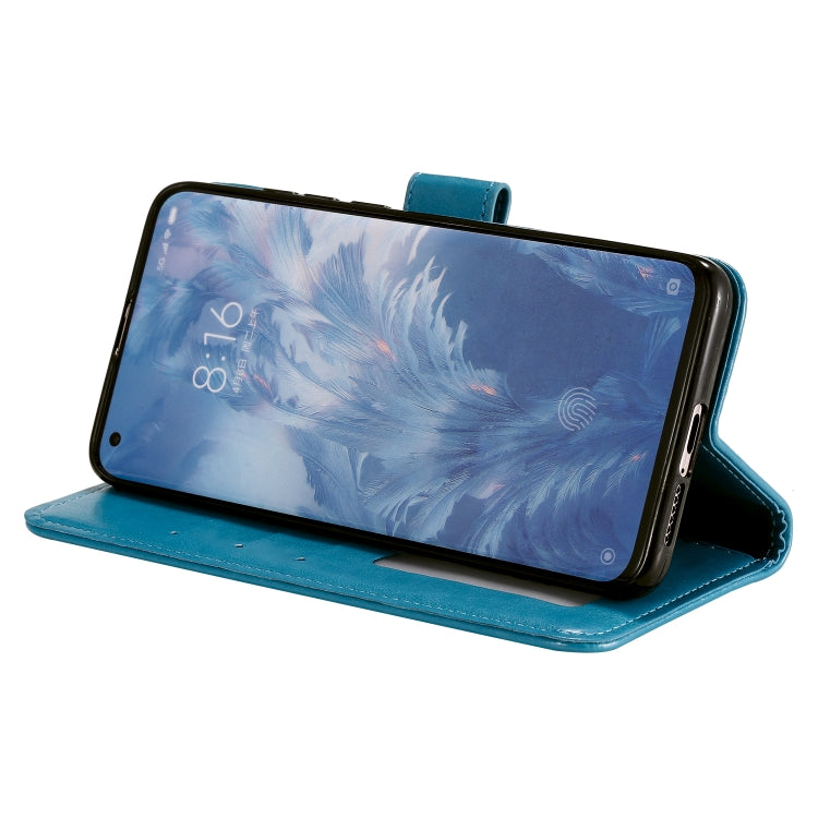 For Xiaomi Mi 10 5G Totem Flower Embossed Horizontal Flip TPU + PU Leather Case with Holder & Card Slots & Wallet