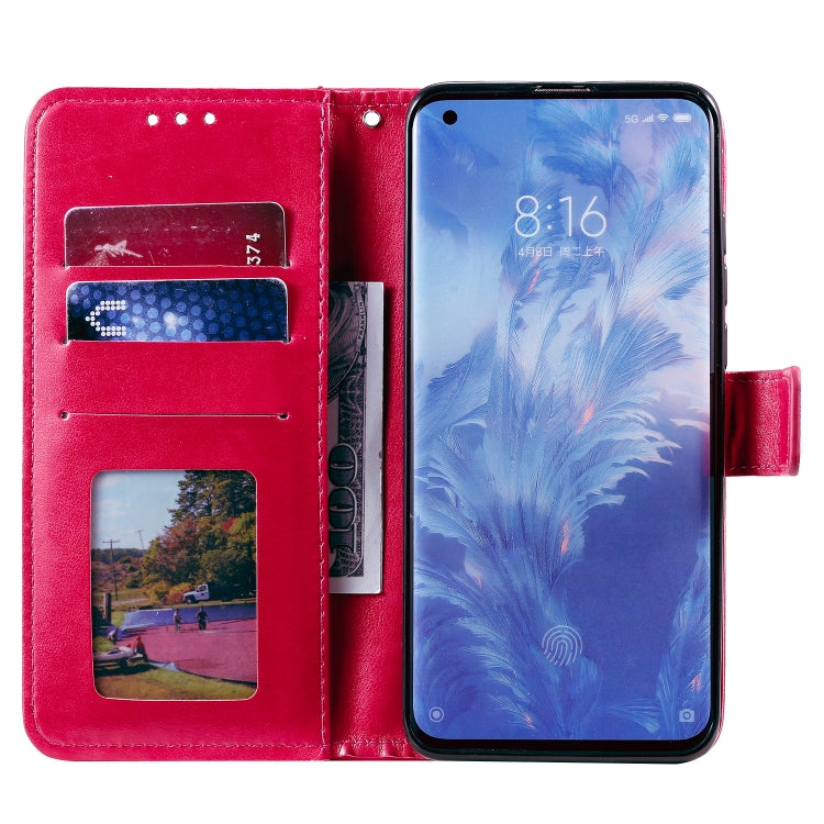 For Xiaomi Mi 10 5G Totem Flower Embossed Horizontal Flip TPU + PU Leather Case with Holder & Card Slots & Wallet